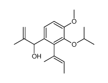 1-[3-isopropoxy-4-methoxy-2-(1-methyl-1-propenyl)phenyl]-2-methyl-2-propen-1-ol Structure