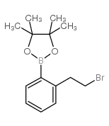 2-(2-BROMOETHYL)BENZENEBORONIC ACID,PINACOL ESTER structure