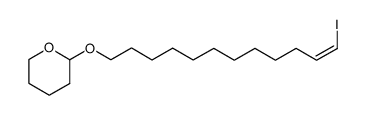 (Z)-12-Iodo-1-(2-tetrahydropyranyloxy)-11-dodecene Structure