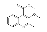 methyl 3-methoxy-2-methylquinoline-4-carboxylate structure