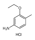 Benzenamine, 3-ethoxy-4-methyl-, hydrochloride结构式