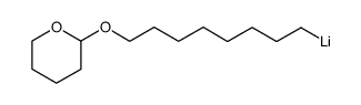 (8-((tetrahydro-2H-pyran-2-yl)oxy)octyl)lithium Structure