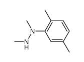 N-(2,5-dimethyl-phenyl)-N,N'-dimethyl-hydrazine Structure