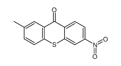 2-methyl-6-nitro-thioxanthen-9-one结构式