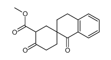 4,1'-dioxo-3',4'-dihydro-1'H-spiro[cyclohexane-1,2'-naphthalene]-3-carboxylic acid methyl ester结构式