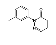 6-Methyl-2-(M-tolyl)-4,5-dihydropyridazin-3(2H)-one Structure