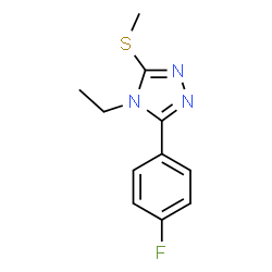 4-ETHYL-5-(4-FLUOROPHENYL)-4H-1,2,4-TRIAZOL-3-YL METHYL SULFIDE picture