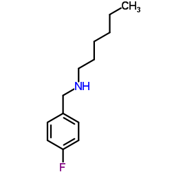 4-Fluoro-N-n-hexylbenzylamine Structure