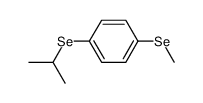p-(methylselenyl)phenyl isopropyl selenide Structure