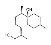 (1R,7R)-1,12-dihydroxybisabola-3,10-diene Structure