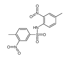 4-methyl-N-(4-methyl-2-nitrophenyl)-3-nitrobenzenesulfonamide Structure