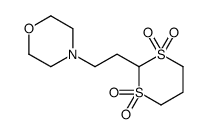 2-(2-morpholin-4-ylethyl)-1,3-dithiane 1,1,3,3-tetraoxide Structure