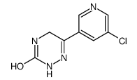 6-(5-chloropyridin-3-yl)-4,5-dihydro-2H-1,2,4-triazin-3-one结构式
