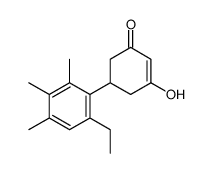 5-(6-ethyl-2,3,4-trimethylphenyl)-3-hydroxycyclohex-2-en-1-one结构式