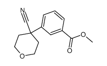 methyl 3-(4-cyanotetrahydro-2H-pyran-4-yl)benzoate图片