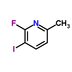 2-Fluor-3-iod-6-methylpyridin structure