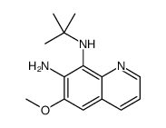 7,8-Quinolinediamine, N8-(1,1-dimethylethyl)-6-methoxy结构式