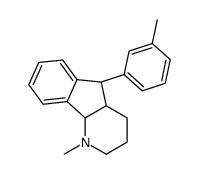 (4aR,5R,9bR)-1-methyl-5-(3-methylphenyl)-2,3,4,4a,5,9b-hexahydroindeno[1,2-b]pyridine结构式