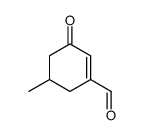 5-methyl-3-oxocyclohexene-1-carbaldehyde结构式