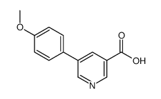 5-(4-METHOXYPHENYL)NICOTINIC ACID Structure