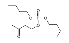 dibutyl 3-oxobutyl phosphate Structure