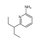 6-pentan-3-ylpyridin-2-amine结构式