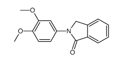 2-(3,4-dimethoxyphenyl)-3H-isoindol-1-one结构式