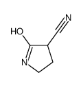 3-Pyrrolidinecarbonitrile, 2-Oxo结构式