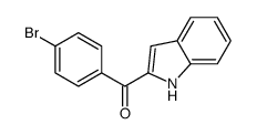 (4-bromophenyl)-(1H-indol-2-yl)methanone结构式