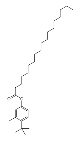 (4-tert-butyl-3-methylphenyl) octadecanoate结构式