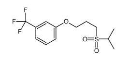 1-(3-propan-2-ylsulfonylpropoxy)-3-(trifluoromethyl)benzene Structure