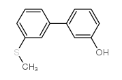 3-(3-methylsulfanylphenyl)phenol Structure