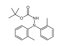 Hydrazinecarboxylic acid, 2,2-bis(2-methylphenyl)-, 1,1-dimethylethyl ester Structure