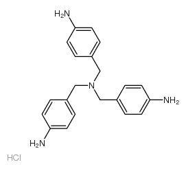 4-[[bis[(4-aminophenyl)methyl]amino]methyl]aniline,hydrochloride结构式