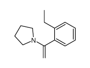 1-[1-(2-ethylphenyl)ethenyl]pyrrolidine Structure