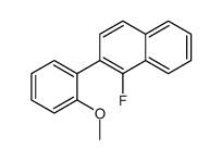 1-Fluoro-2-(2-methoxyphenyl)naphthalene结构式