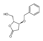 3-O-benzyl-2-deoxy-D-ribonolactone结构式