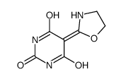 5-(1,3-oxazolidin-2-ylidene)-1,3-diazinane-2,4,6-trione Structure