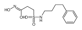 N-hydroxy-3-(4-phenylbutylsulfamoyl)propanamide Structure