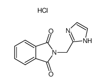 2-(1H-Imidazol-2-ylmethyl)-isoindole-1,3-dione; hydrochloride结构式