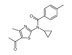 Benzamide, N-(5-acetyl-4-methyl-2-thiazolyl)-N-cyclopropyl-4-methyl picture