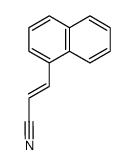 trans-1-(acrylonitrile-3-yl)naphthalene结构式