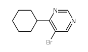 5-Bromo-4-cyclohexylpyrimidine structure