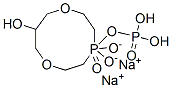 disodium 2,2'-[2-hydroxypropane-1,3-diylbis(oxy)]diethyl dihydrogen diphosphate structure