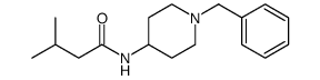 Butanamide, 3-methyl-N-[1-(phenylmethyl)-4-piperidinyl] Structure