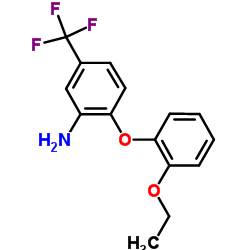 2-(2-Ethoxyphenoxy)-5-(trifluoromethyl)aniline Structure
