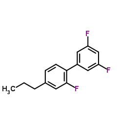 2,3',5'-Trifluoro-4-propylbiphenyl结构式