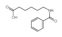 Hexanoic acid,6-(benzoylamino)- structure