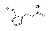 3-(2-formyl-1H-imidazol-1-yl)propionic acid Structure