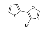 4-bromo-5-thiophen-2-yl-1,3-oxazole Structure